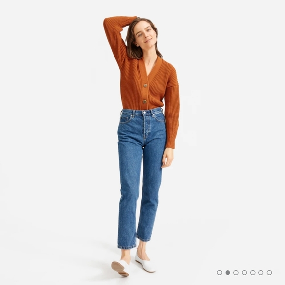 Everlane Sweaters - Everlane Texture Cotton Crop Cardigan